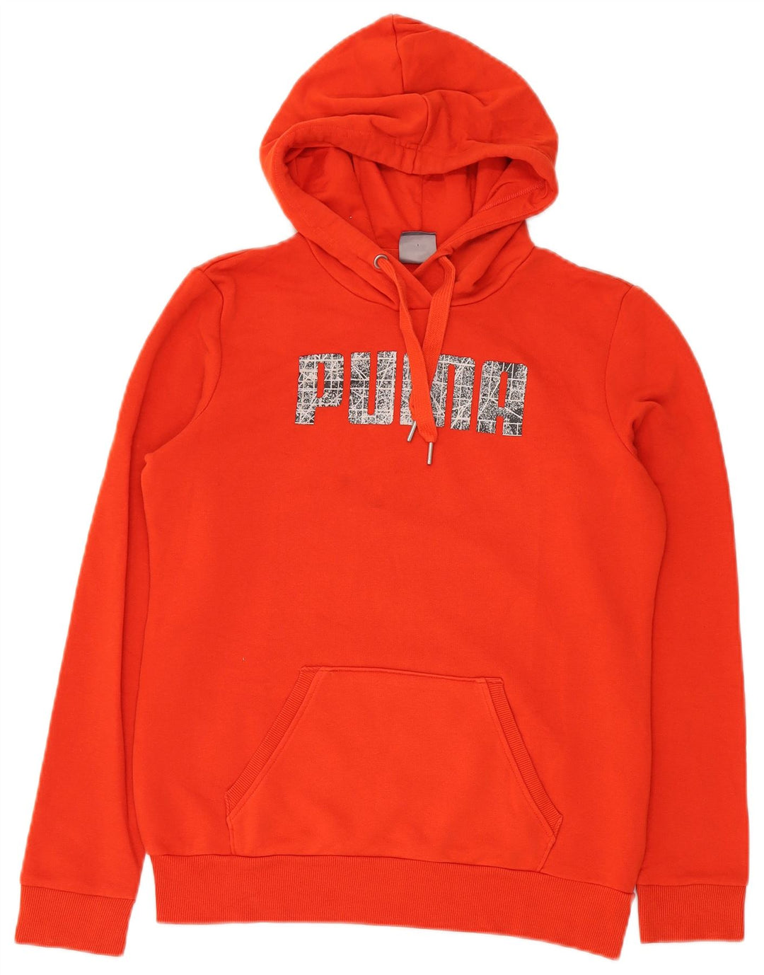 Puma Graphic Hoodie Jumper UK 12 Medium Rød Polyester