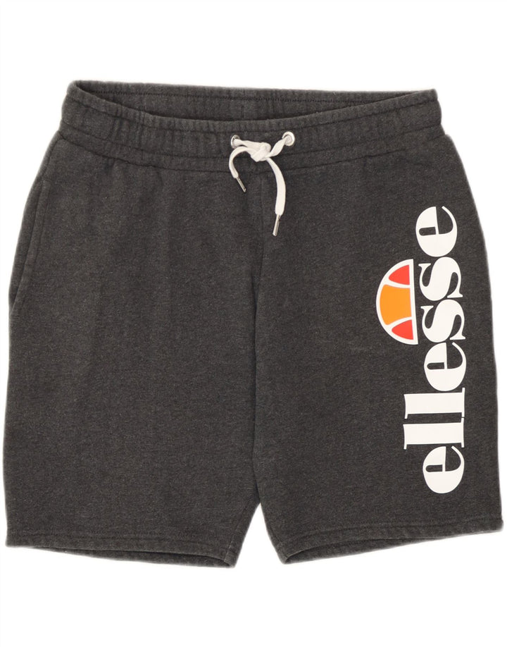 Ellesse Herre grafiske sportsshorts mellemgrå bomuld