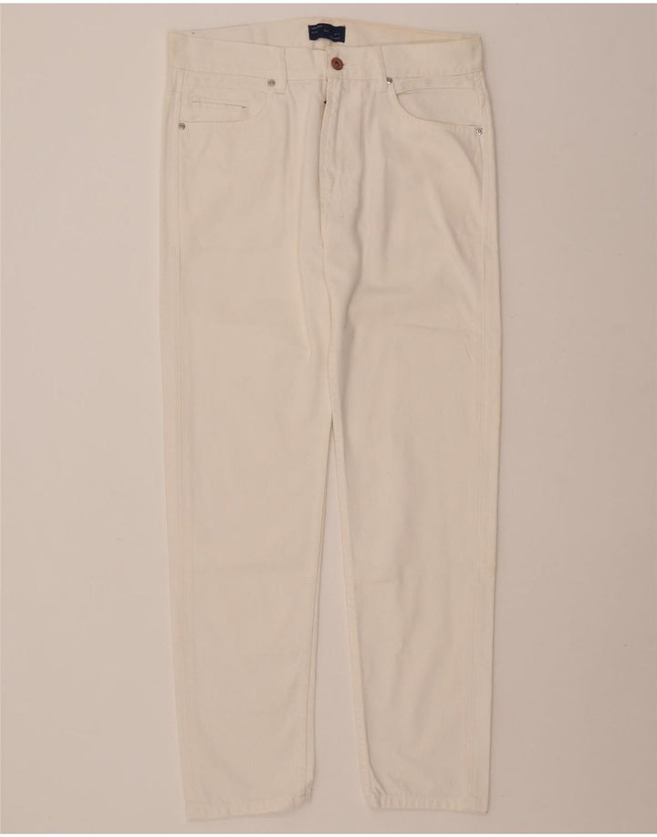 ZARA Slim Jeans til mænd EU 40 Medium W31 L28 Off White Bomuld