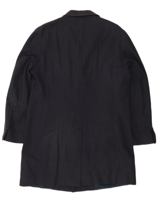 FAY Dameoverfrakke UK 18 XL Marineblå sildebensbomuld