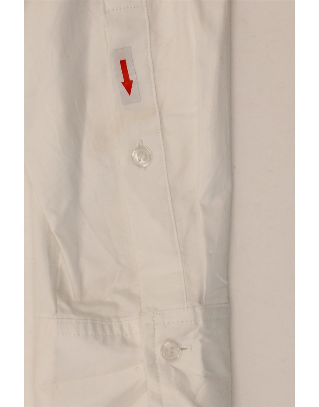 ZARA Womens Crop Oversized skjorte UK 6 XS hvid bomuld