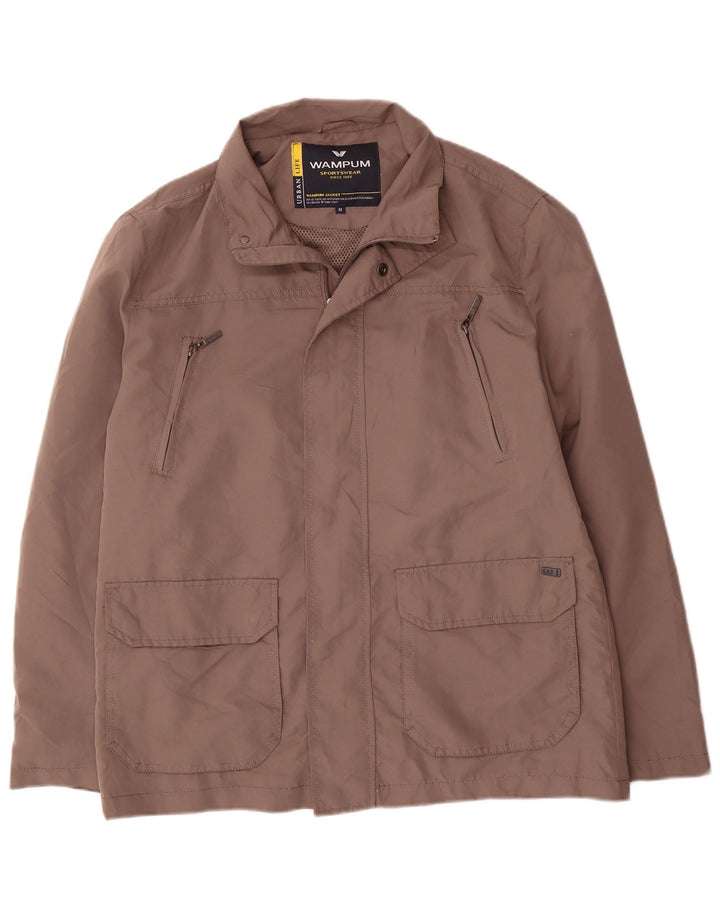Wampum Herre Utility Jacket UK 38 Medium Grey Polyester