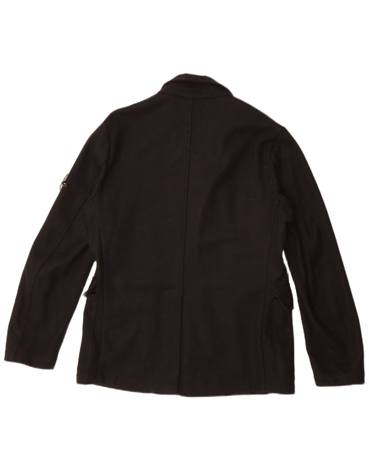 VINTAGE Herre Utility Jacket UK 40 Large Black