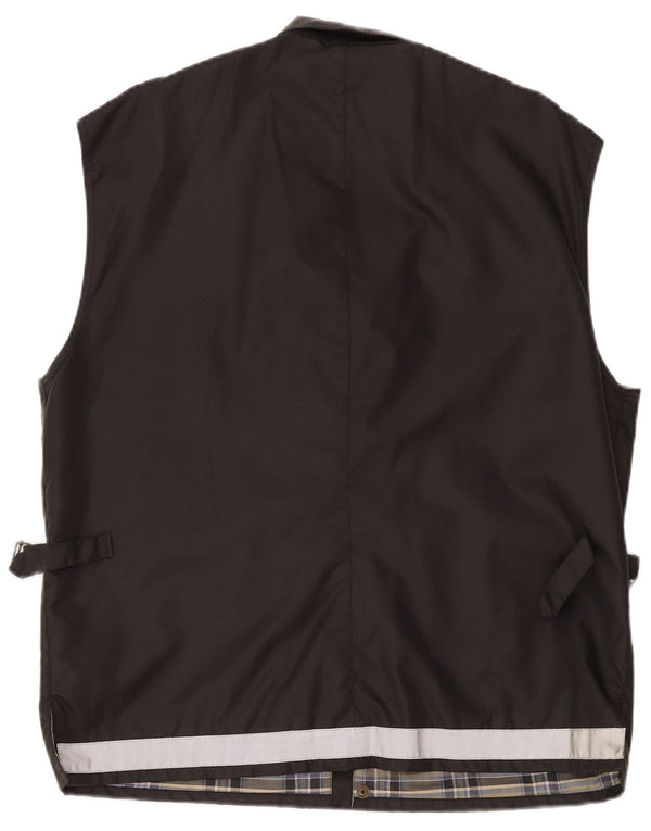 Belstaff Herre Utility Gilet UK 44 2XL Sort Nylon