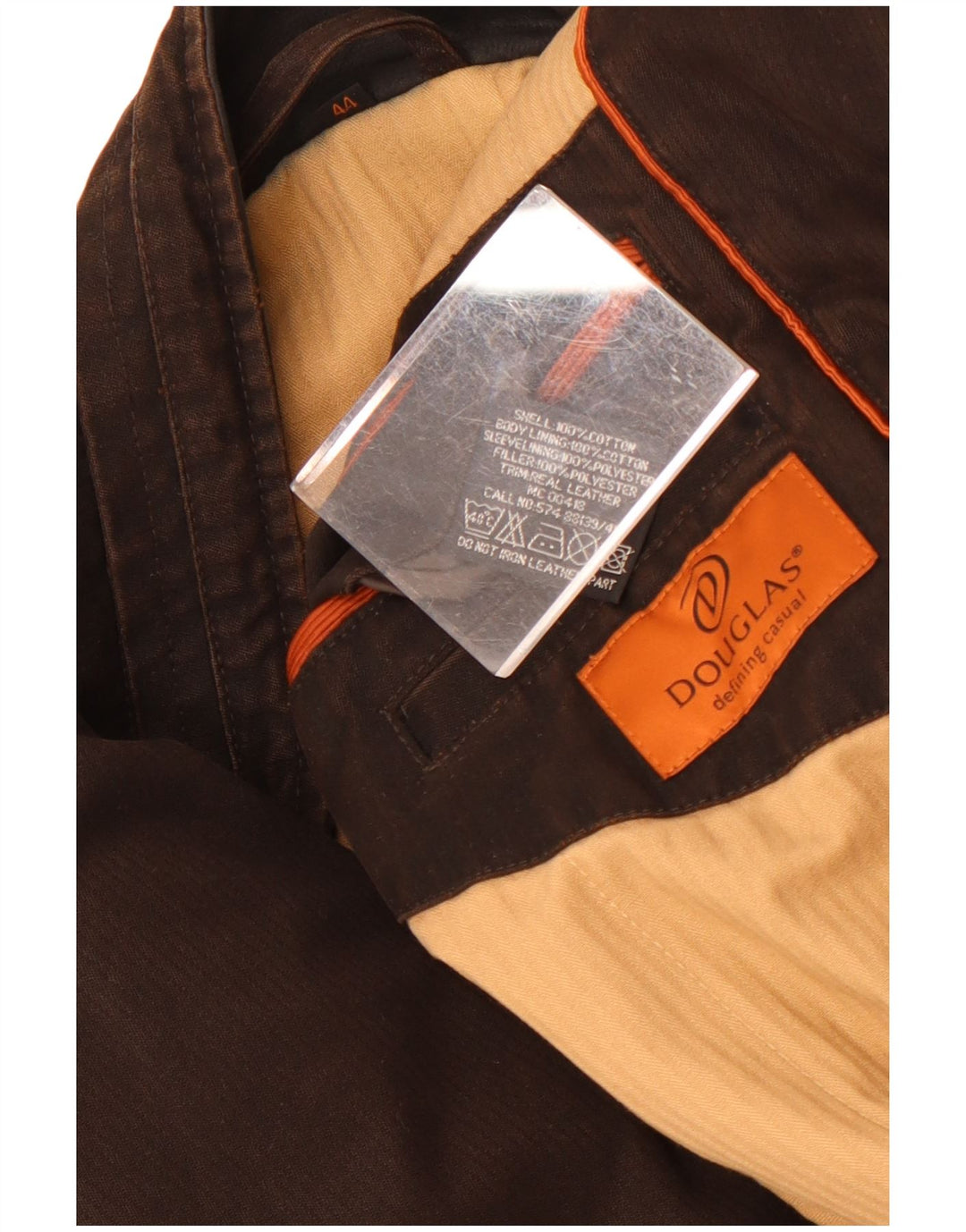 Douglas Herre Bomber Jacket UK 44 2XL Brun Bomuld