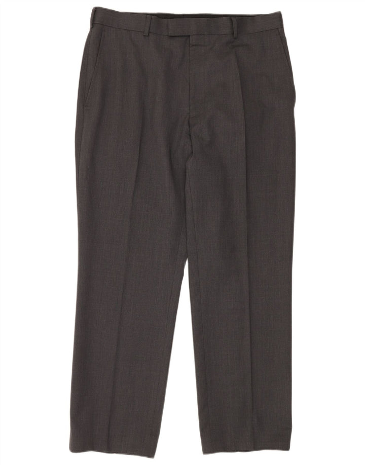 Ted Baker Herre Stretch 2-knap 2-delt jakkesæt UK 42 XL W36 L30 Grå Uld