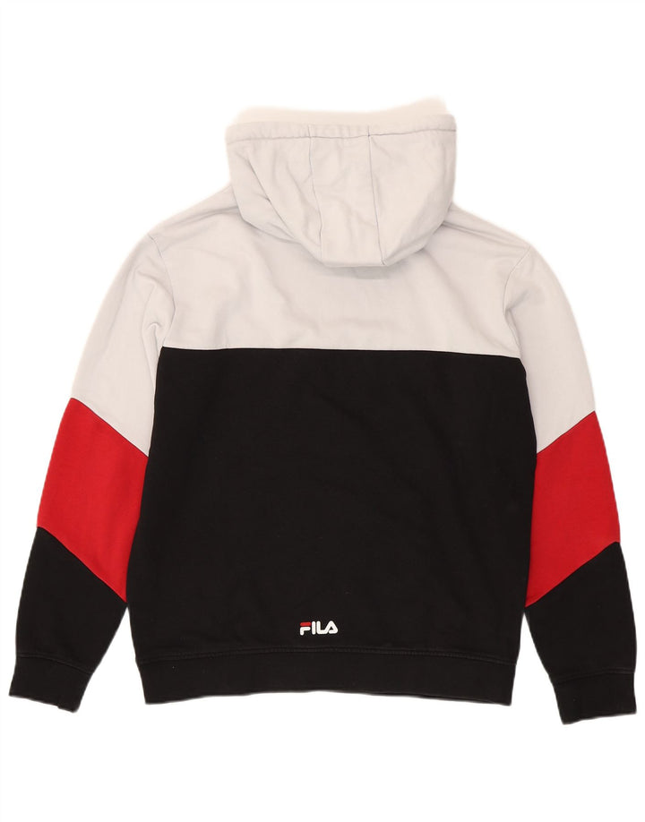 Fila Herre hættetrøje Jumper Medium Sort Colourblock Bomuld