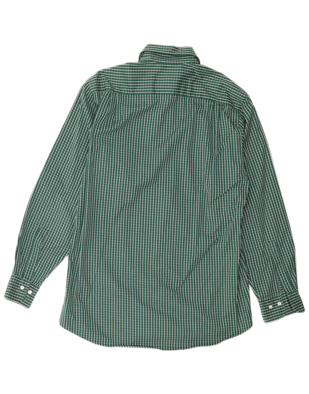 HUGO BOSS Herreskjorte str. 38 Medium Green Gingham Cotton
