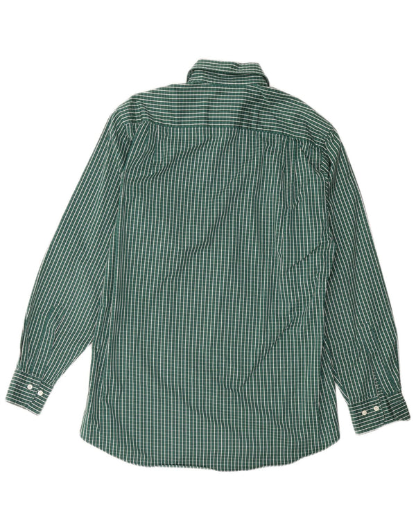 HUGO BOSS Herreskjorte str. 38 Medium Green Gingham Cotton