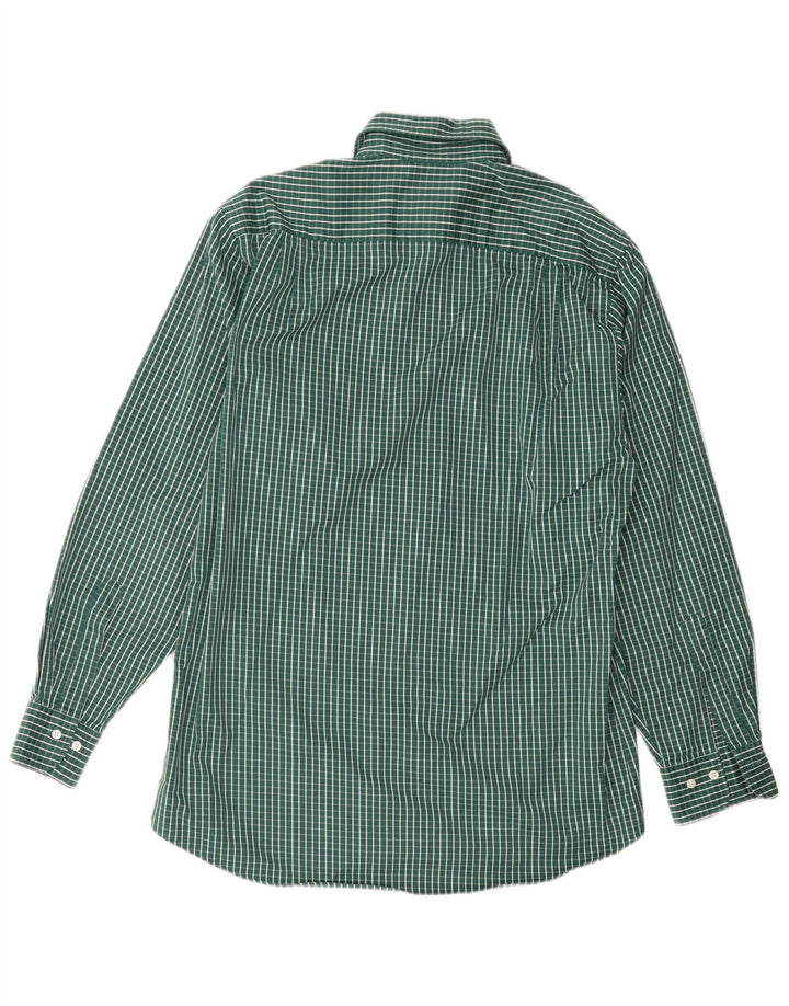 HUGO BOSS Herreskjorte str. 38 Medium Green Gingham Cotton