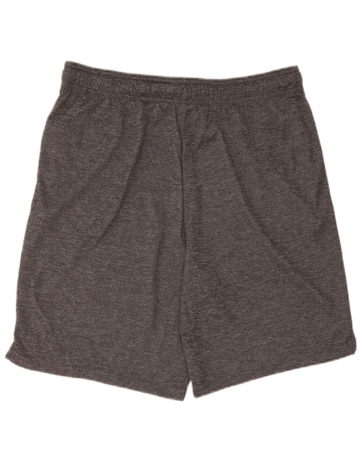 SUPERDRY Sportshorts til mænd, store grå flækkede polyester