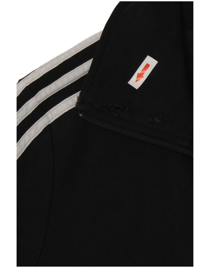Adidas træningsdragt topjakke til kvinder UK 8 Lille sort polyester