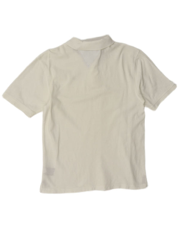 Tommy Hilfiger Boys Polo Shirt 12-13 År Stor Hvid Bomuld