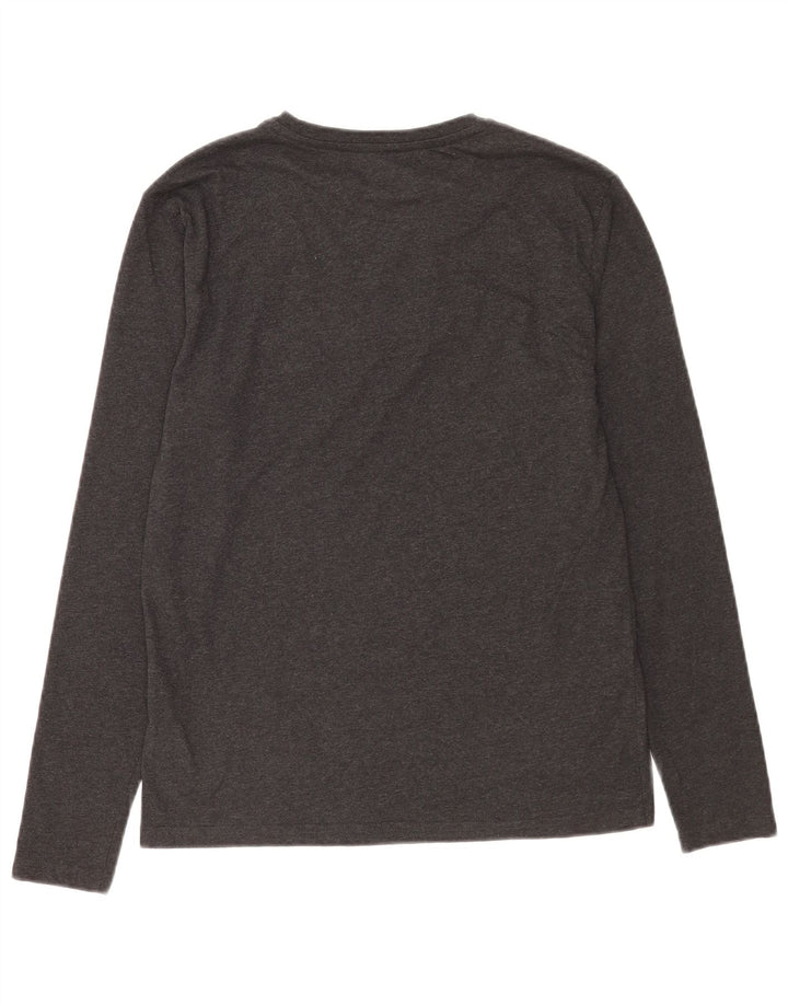 Tommy Hilfiger Herre grafisk top Langærmet lille grå bomuld