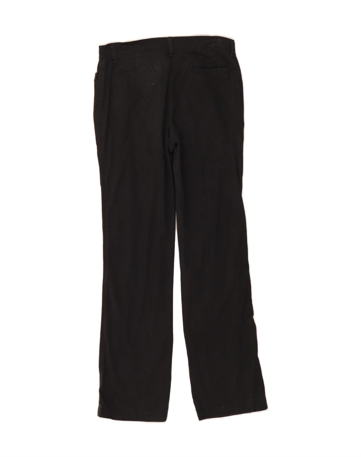 LEE Womens Riders Straight Casual Trousers US 8 Medium W32 L32 Black Vintage Lee and Second-Hand Lee from Messina Hembry 
