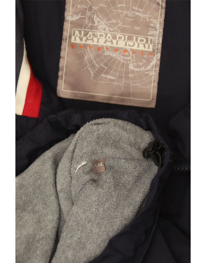 Napapijri Herre Bomber Jacket UK 44 2XL Navy Blue