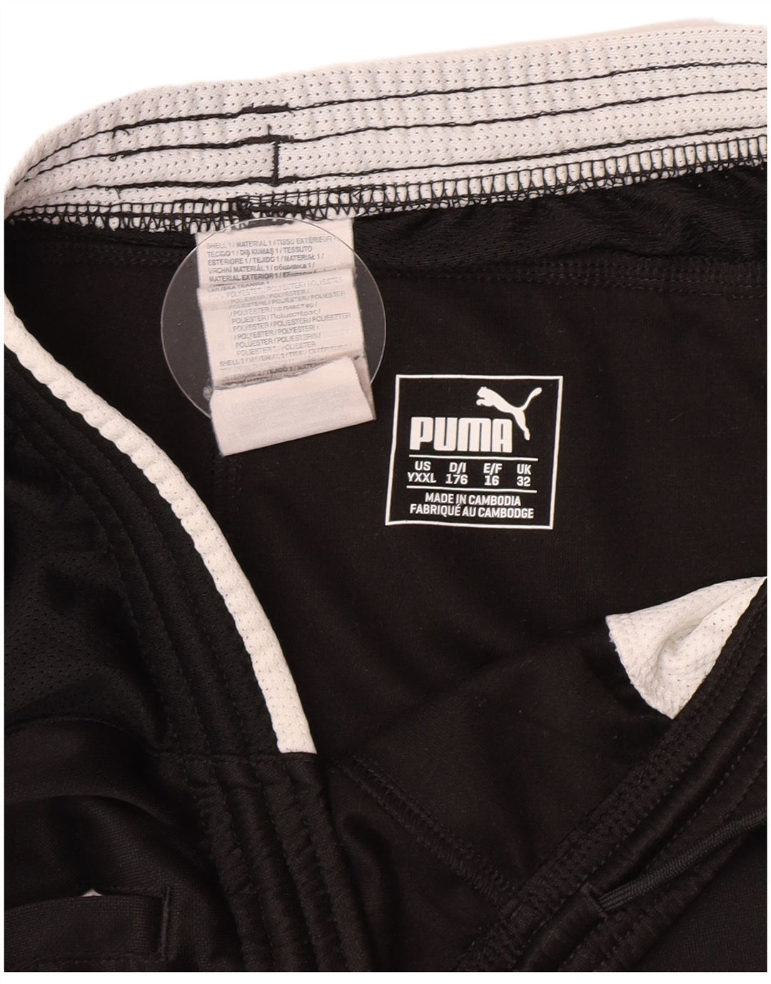 Puma Boys Sports Shorts 15-16 År Sort Polyester