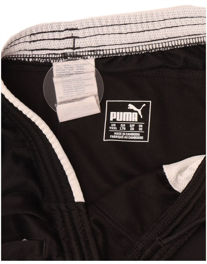Puma Boys Sports Shorts 15-16 År Sort Polyester