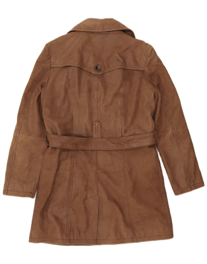 HEINE Læderfrakke til kvinder IT 38 XS Brunt læder