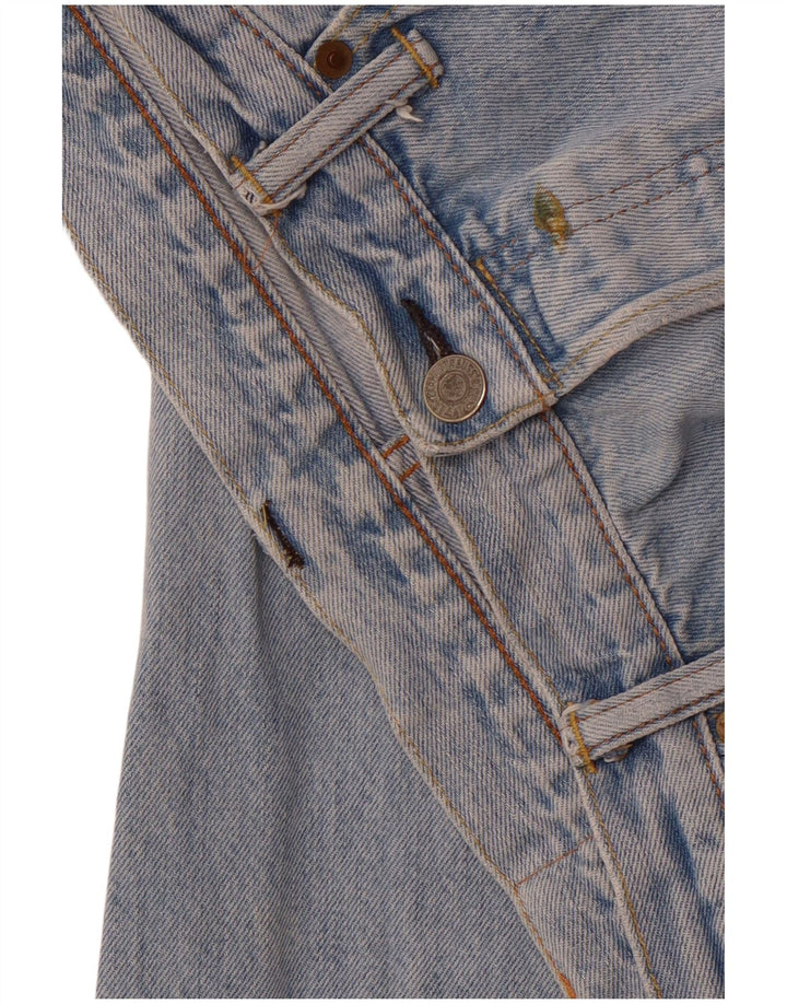 LEVI'S Herre 501 Straight Jeans W36 L27 Blå Bomuld