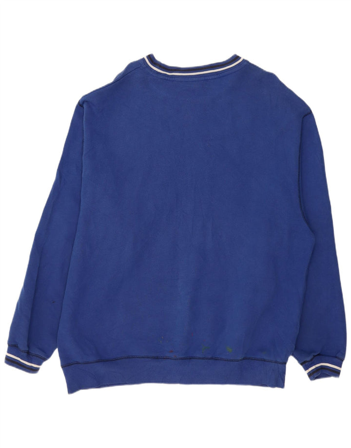 FILA Grafisk sweatshirt til mænd 2XL blå bomuld