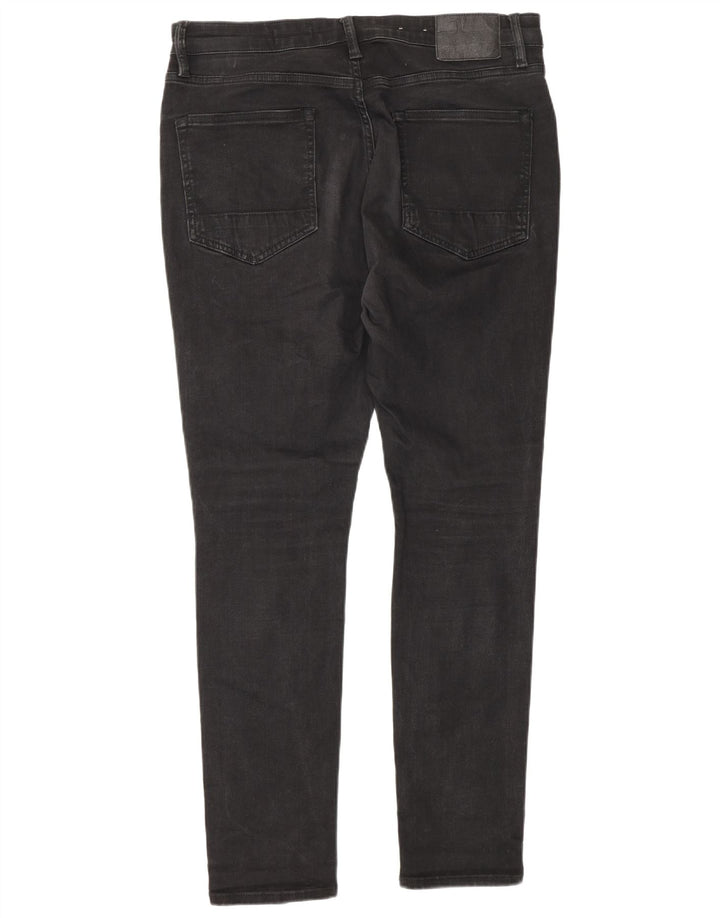 All Saints Herre Ronnie Slim Jeans W36 L30 Sort Bomuld