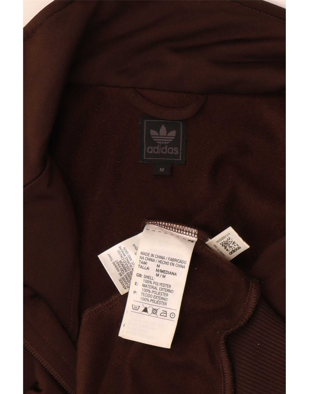 Adidas Træningsdragt til mænd Topjakke Medium Brun Polyester