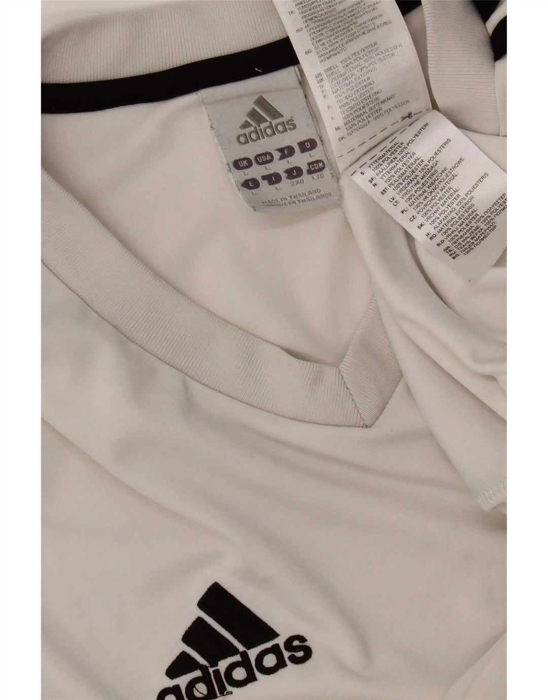 Adidas Herre Climalite T-Shirt Top Stor Hvid Polyester