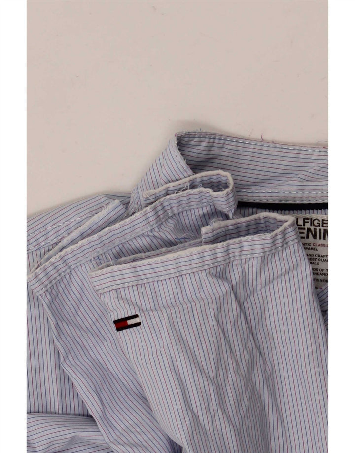 Tommy Hilfiger Herreskjorte Lille Blå Nålestribe