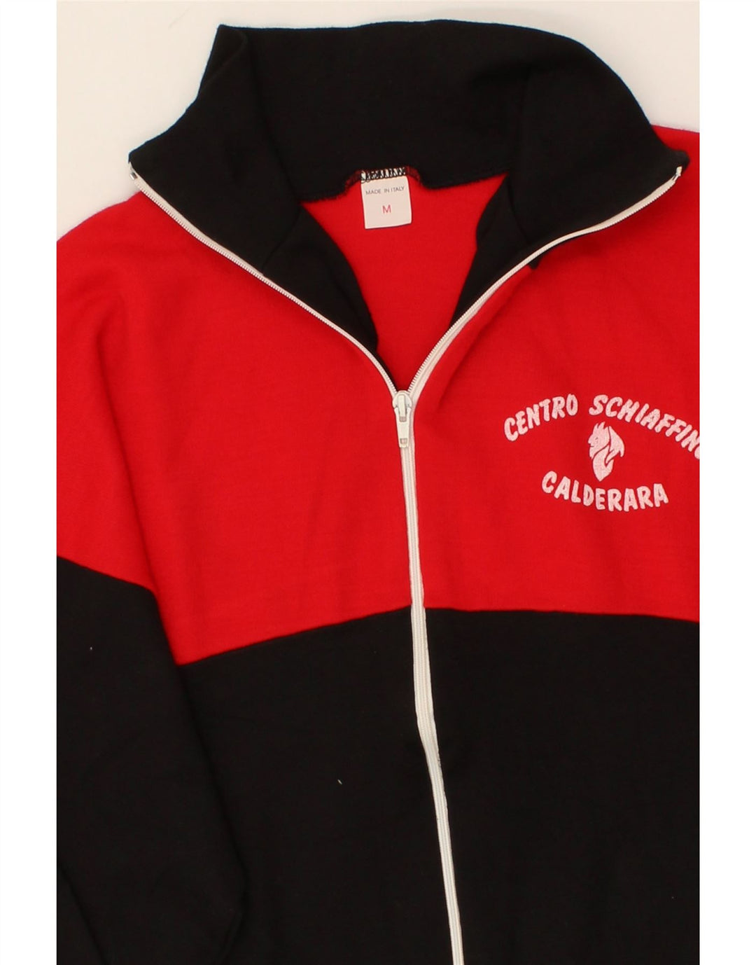 VINTAGE Træningsdragt til mænd Topjakke Medium Rød Colourblock