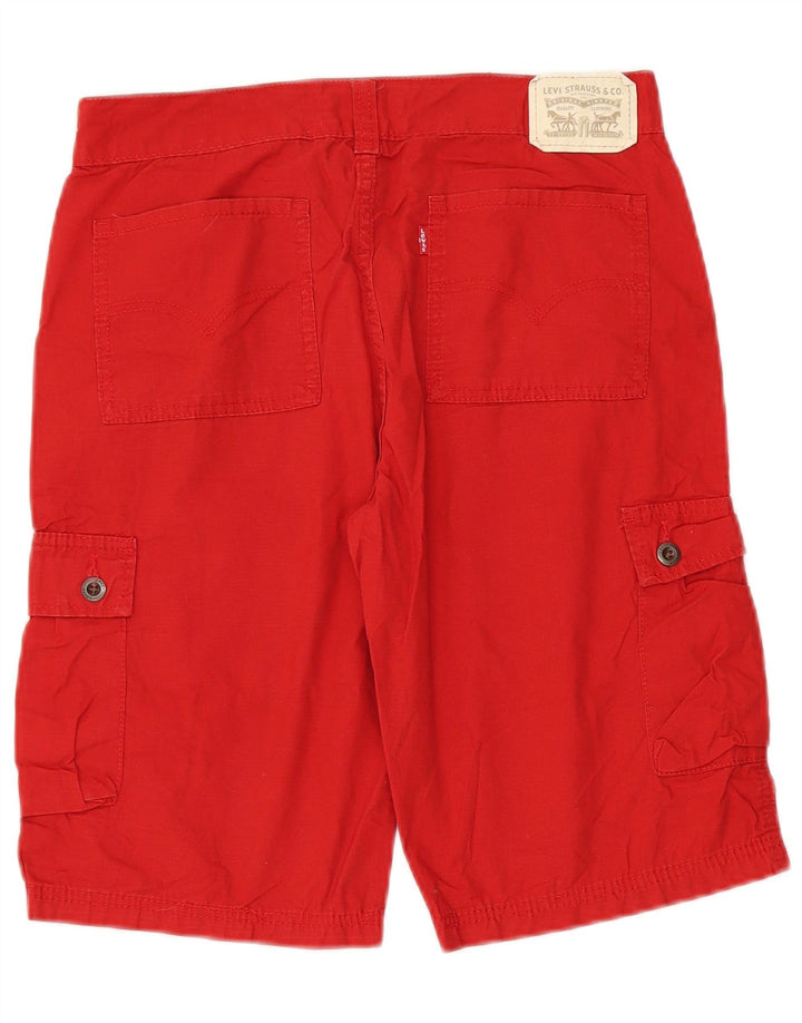 Levi's Herre Cargo Shorts W30 Medium Rød Bomuld