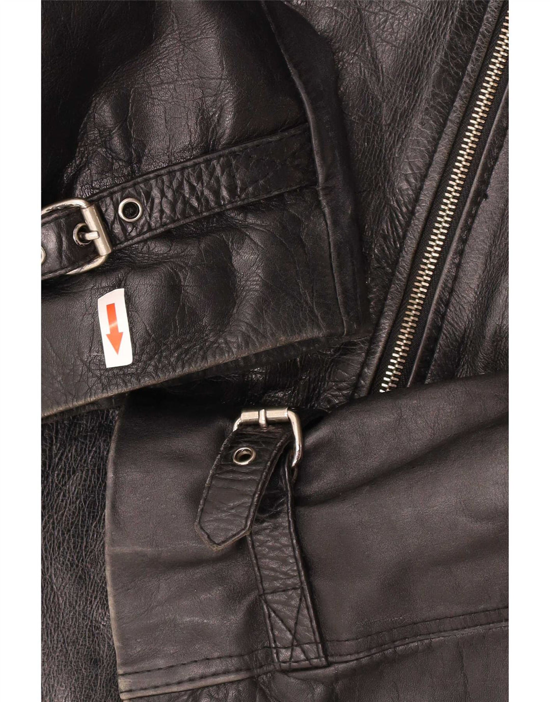 Sixty Womens Læderjakke UK 14 Large Black