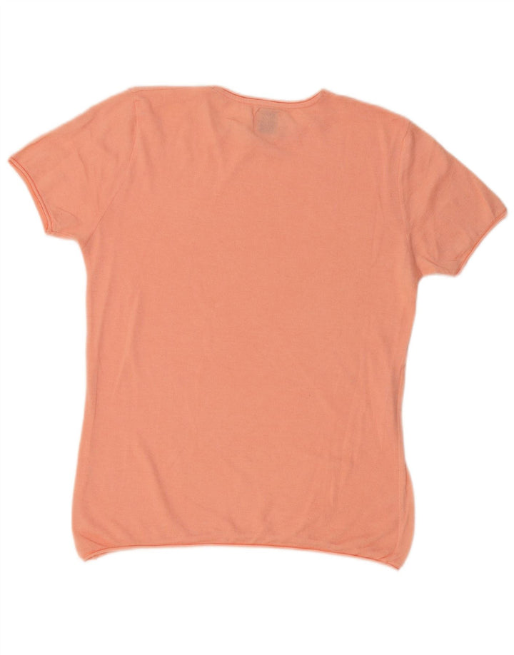 Zara Dame Oversized T-Shirt Top UK 10 Small Pink