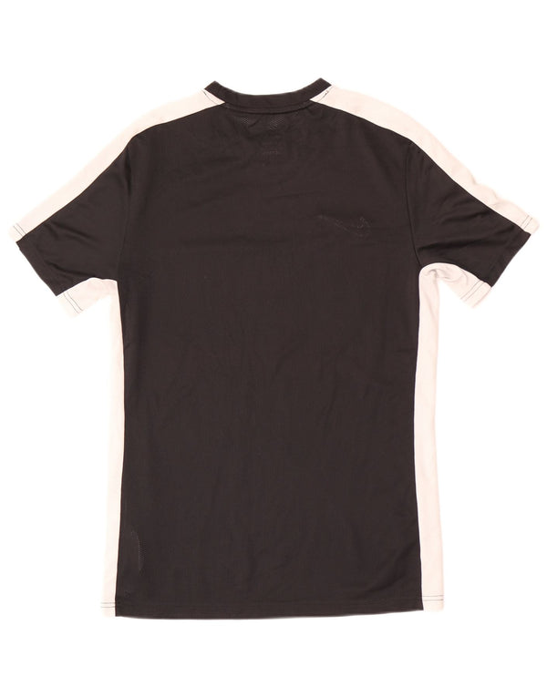 Nike Dame Dri Fit Slim T-Shirt Top UK 12 Medium Sort Colourblock