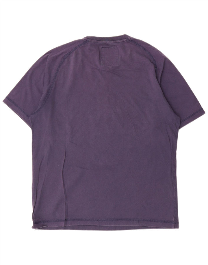 Champion Herre Harvard Grafisk T-Shirt Top Medium Navy Blue