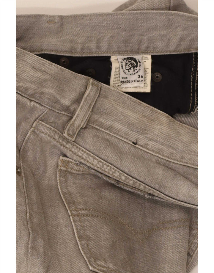 Diesel Herre Bootcut Jeans W36 L30 Grå Bomuld