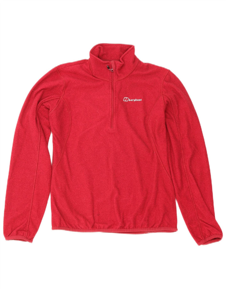 Berghaus Dame Fleece Jumper med lynlås DK 12 Medium Rød Polyester