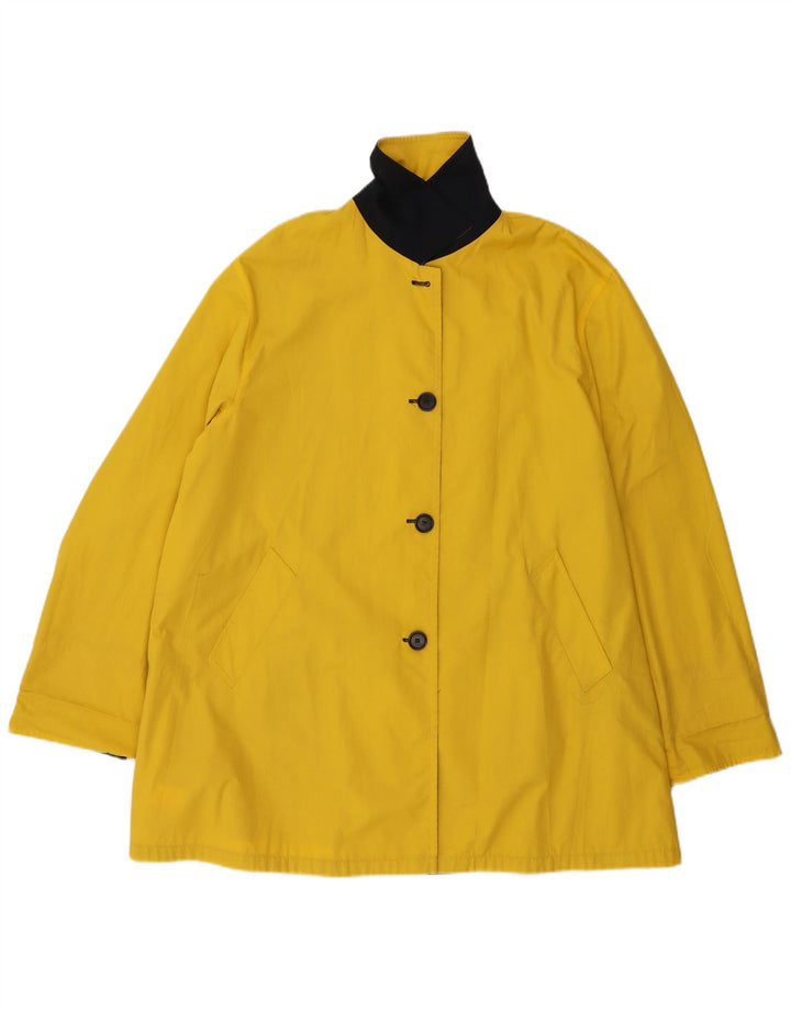 Vintage oversize dameovertræk frakke UK 18 XL marineblå