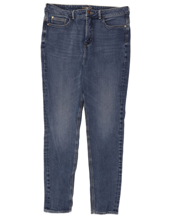 Marks & Spencer Dame Skinny Jeans UK 14 Large W34 L28 Blå Bomuld