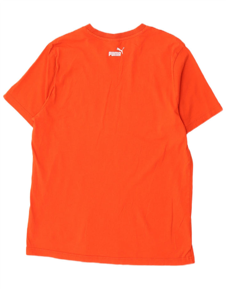 Puma Herre Grafisk T-Shirt Top Stor Orange