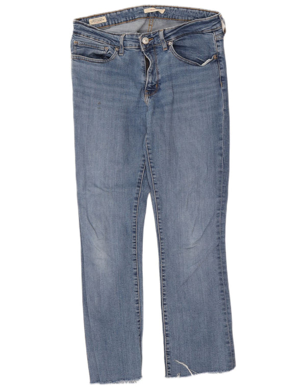 Levi's Dame 715 Bootcut Jeans W30 L27 Blå Bomuld