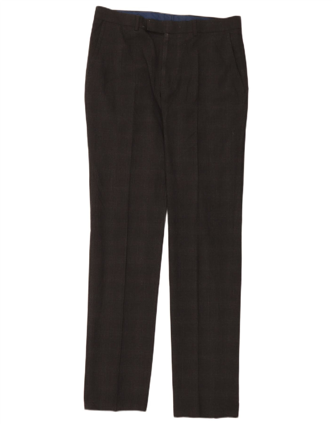 Marks & Spencer Herre Super Slim Fit Suit Bukser W32 L33 Grå ternet