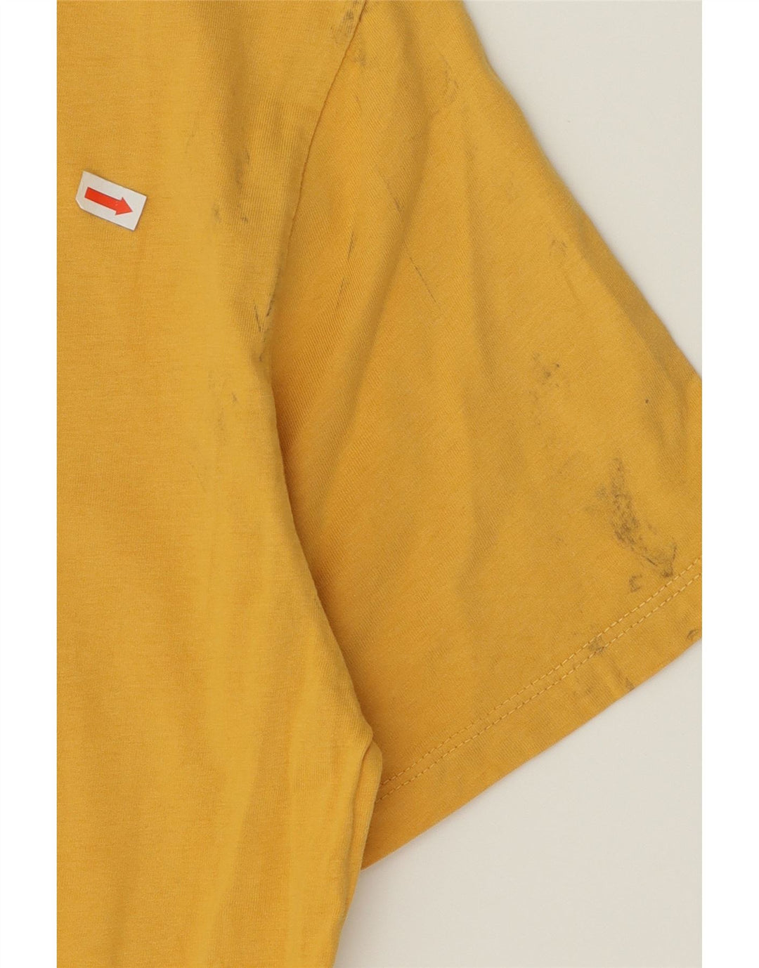 LEVI'S Womens T-Shirt Top UK 10 Small Yellow Cotton Vintage Levi's and Second-Hand Levi's from Messina Hembry 
