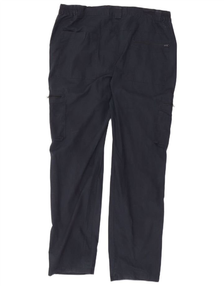 Mountain Warehouse Herre Straight Cargo Bukser W36 L30 Navy Blue Polyester