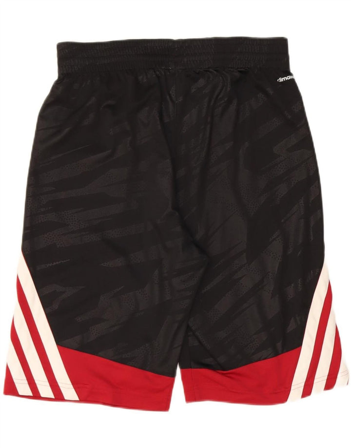 ADIDAS Mens Climalite Sport Shorts Small Black Colourblock Polyester Vintage Adidas and Second-Hand Adidas from Messina Hembry 