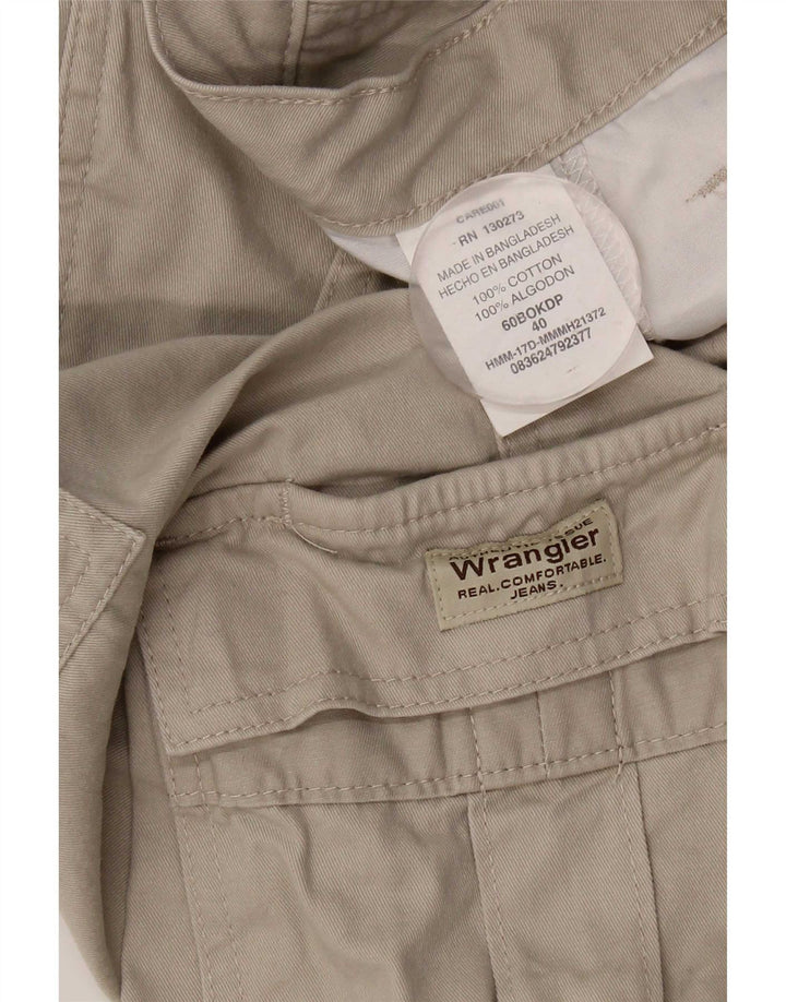 Wrangler Herre Cargo Shorts W40 XL Grå Bomuld