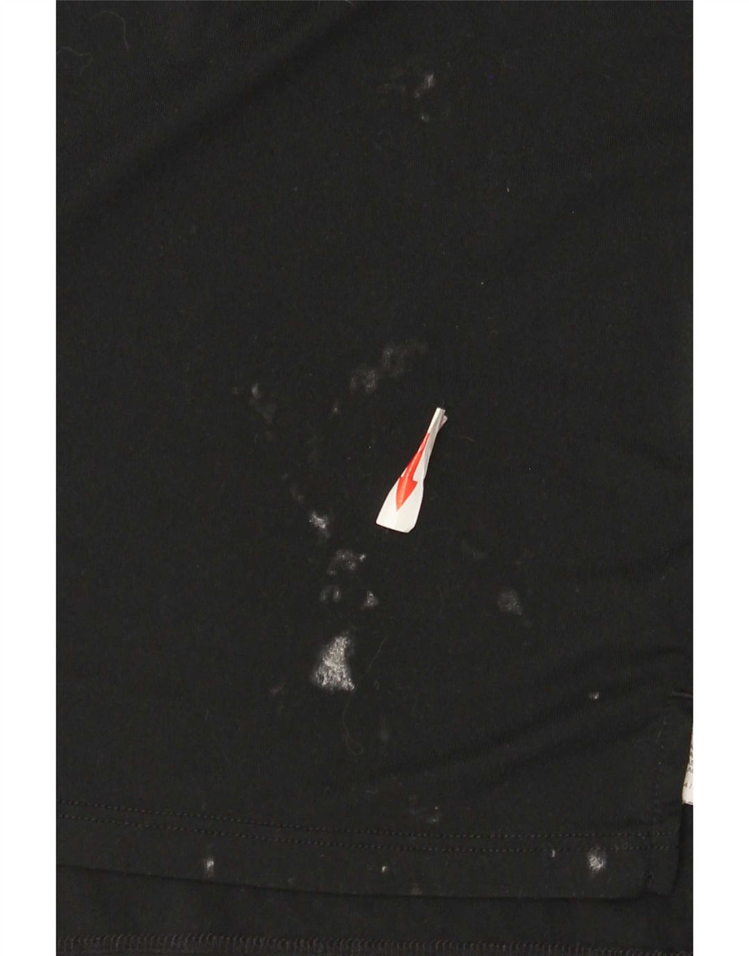 Nike herre Dri Fit T-shirt top XL sort nålestribet polyester