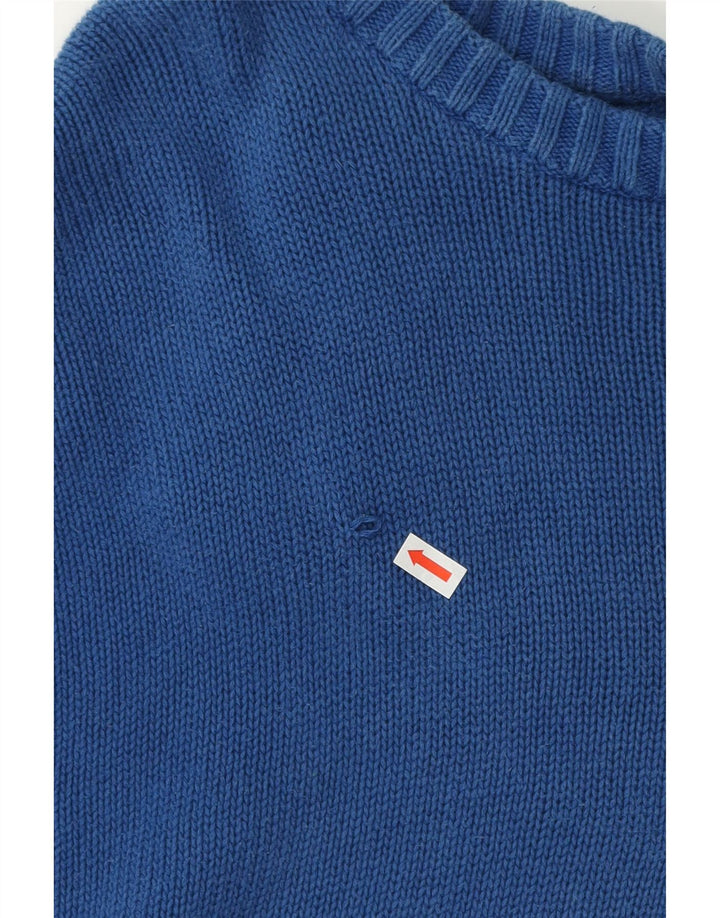 Chaps Herre Big Crew Neck Jumper Sweater 4XL blå bomuld