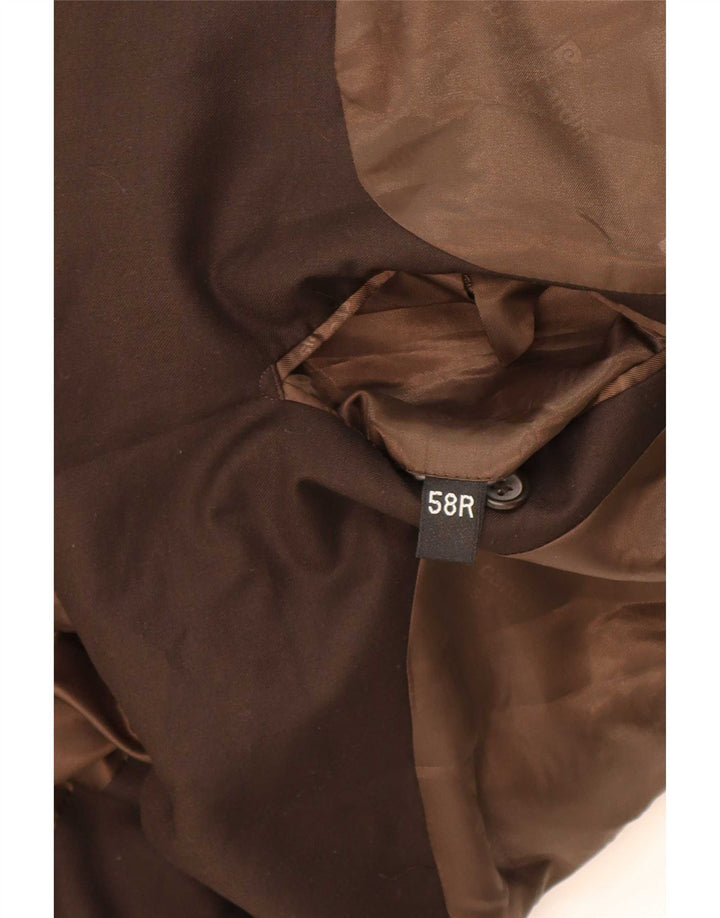 Pierre Cardin Herre 2-knaps blazerjakke IT 58 4XL Brun