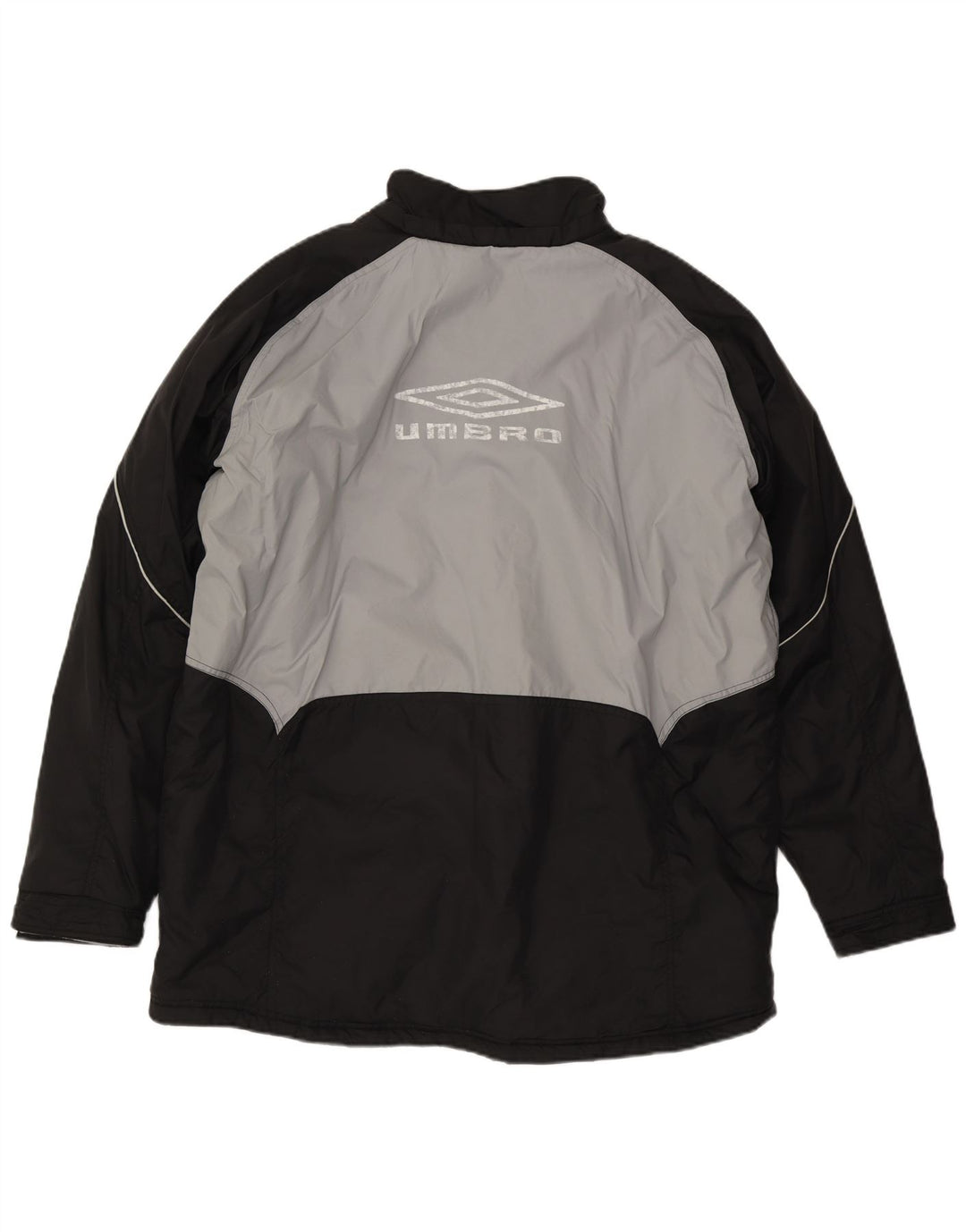 Umbro Herre Windbreaker Jacket UK 42 XL Grå Colourblock Nylon